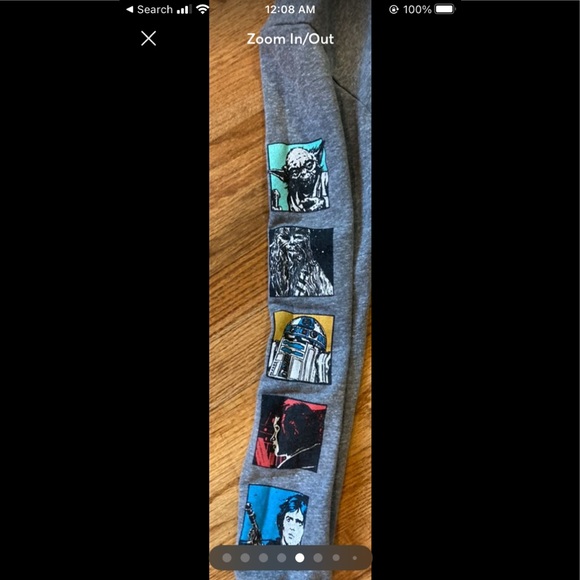 Star Wars hooded sweatshirt small unisex - Picture 5 of 7